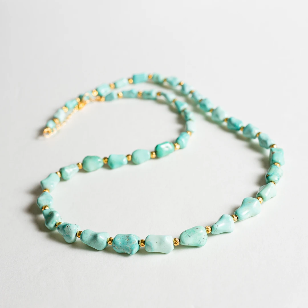 五月火活动绿松石随型项链（拉萨直发）DU241229801绿松石原矿