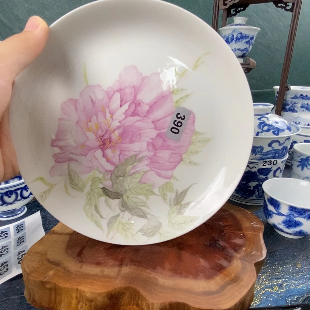 瓷片景德镇手绘青花茶器390