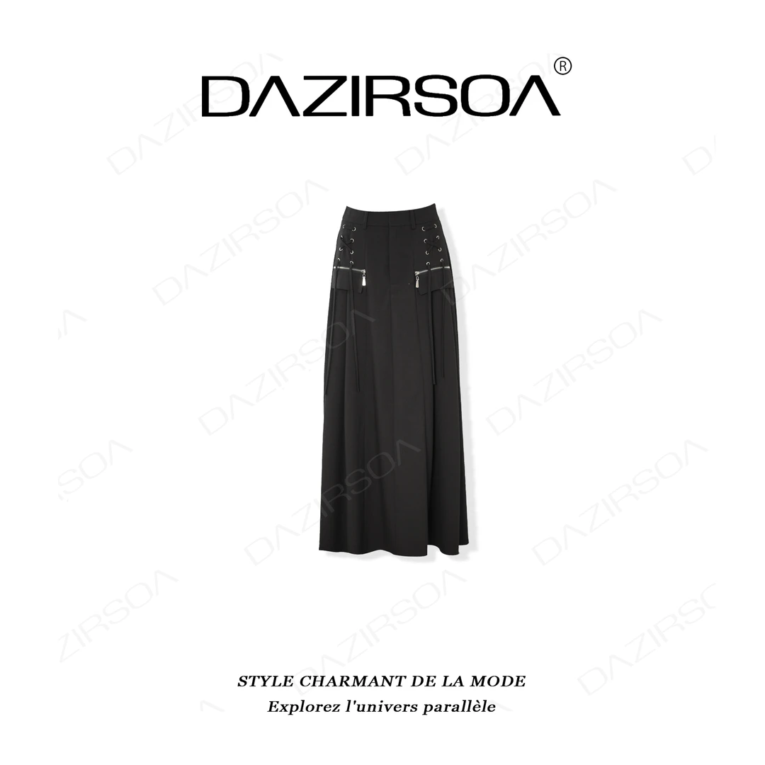 “戛纳之夜”时尚百搭简约个性显瘦半身裙 X797