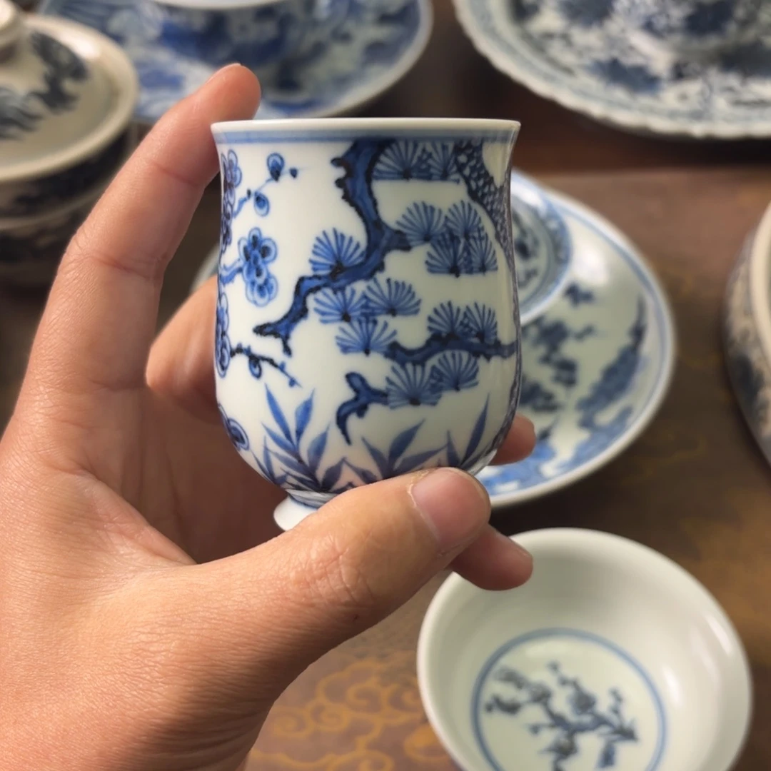 摆件陶瓷景德镇手绘茶器
