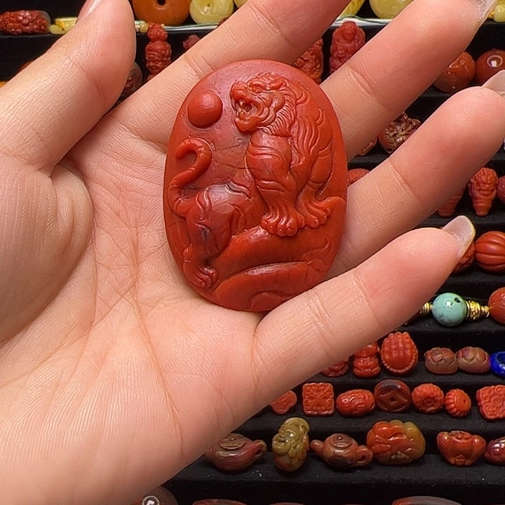 南红玛瑙未镶嵌卡34.8