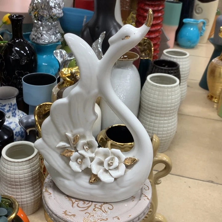 摆件微瑕陶瓷介意勿拍