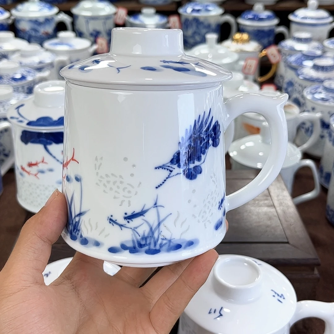 摆件景德镇陶瓷马克杯