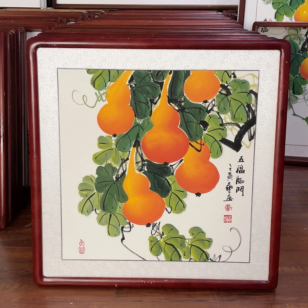 国画带框尺寸63*63厘米