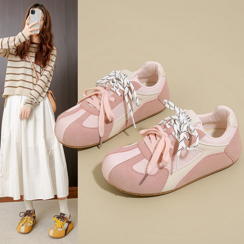 小白鞋2025春季新款女鞋芒果头学生休闲鞋运动百搭板鞋可爱休闲鞋