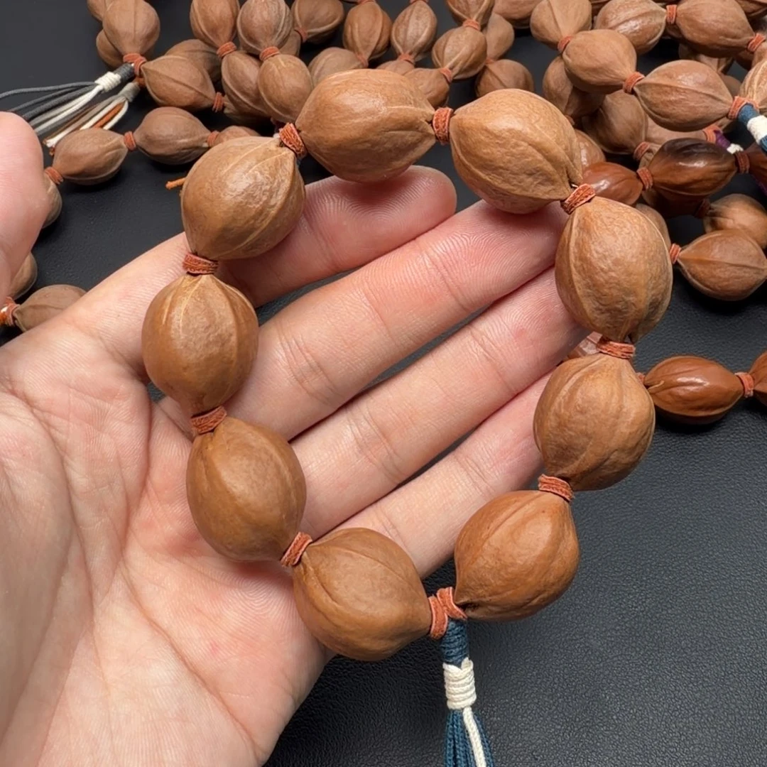 橄榄核手串21/27梅林铁核 大尺寸 三花