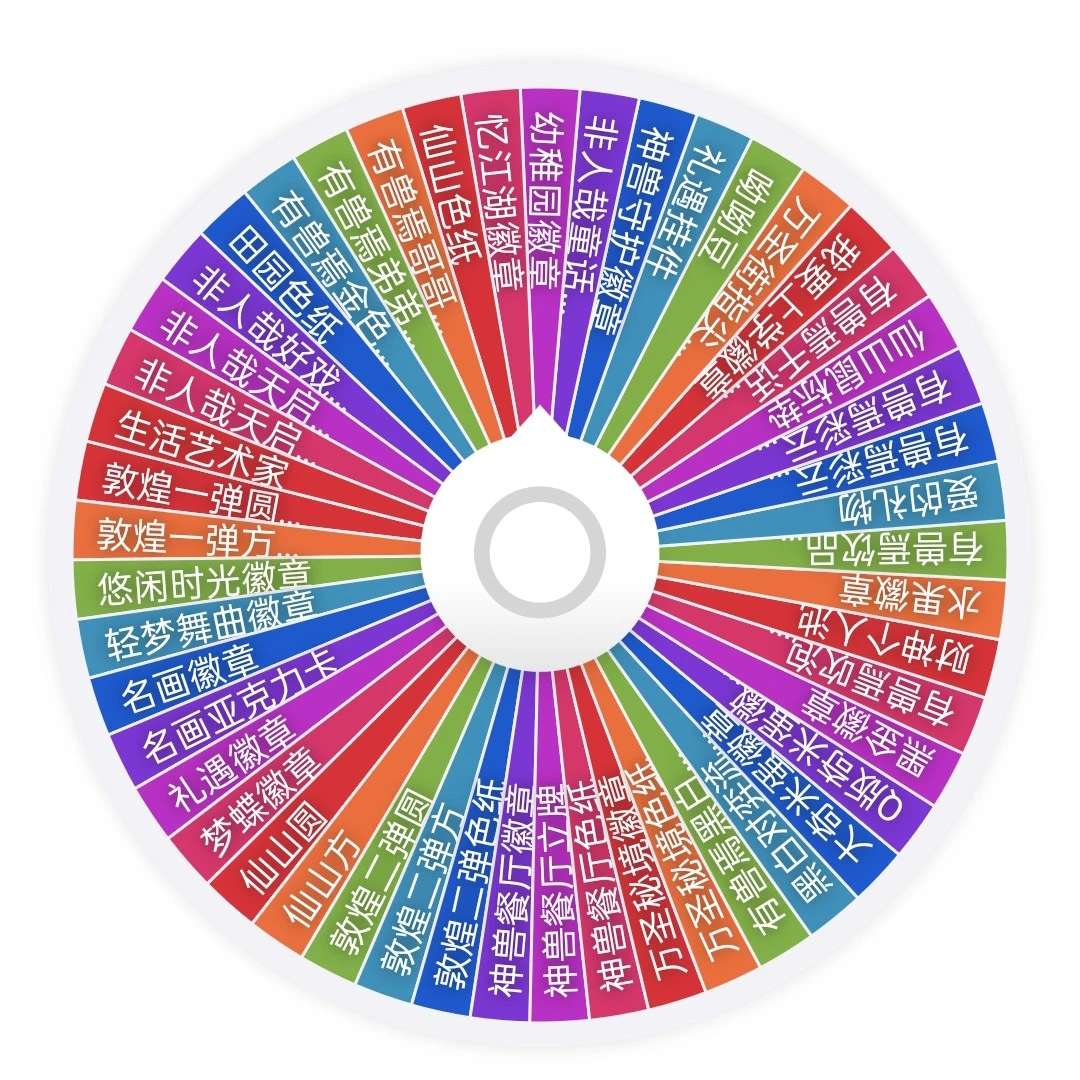 转盘非人哉有兽焉万圣街混池转盘