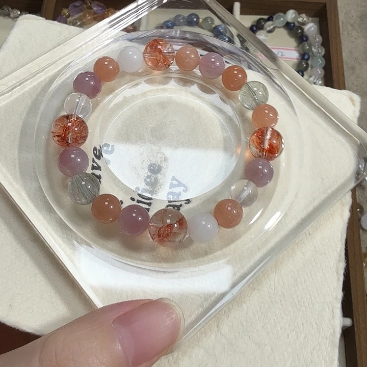 水晶手链未镶嵌水晶手串