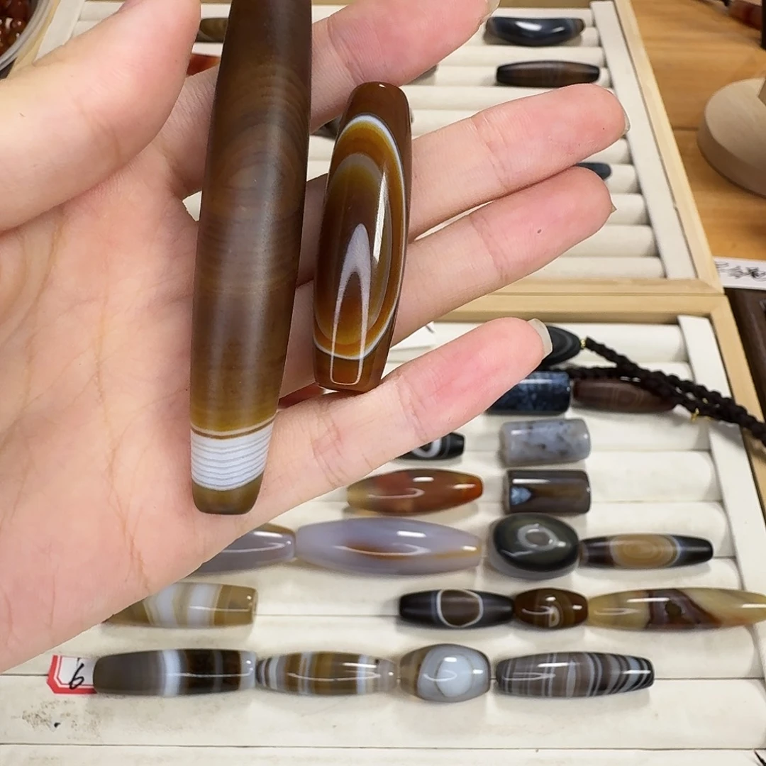 浪***计玛瑙/玉髓合金颈饰