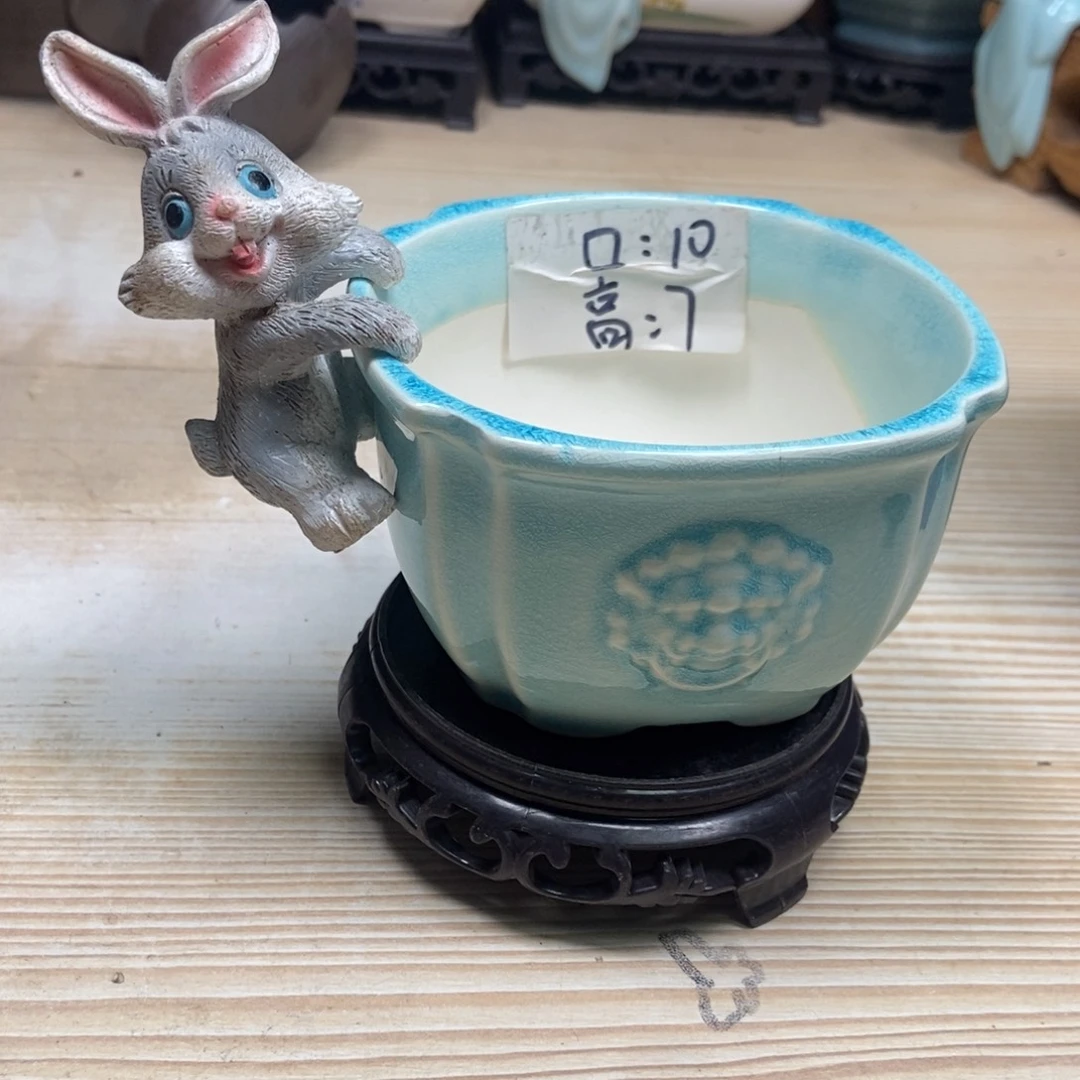 瓷片陶瓷花盆陶瓷艺术