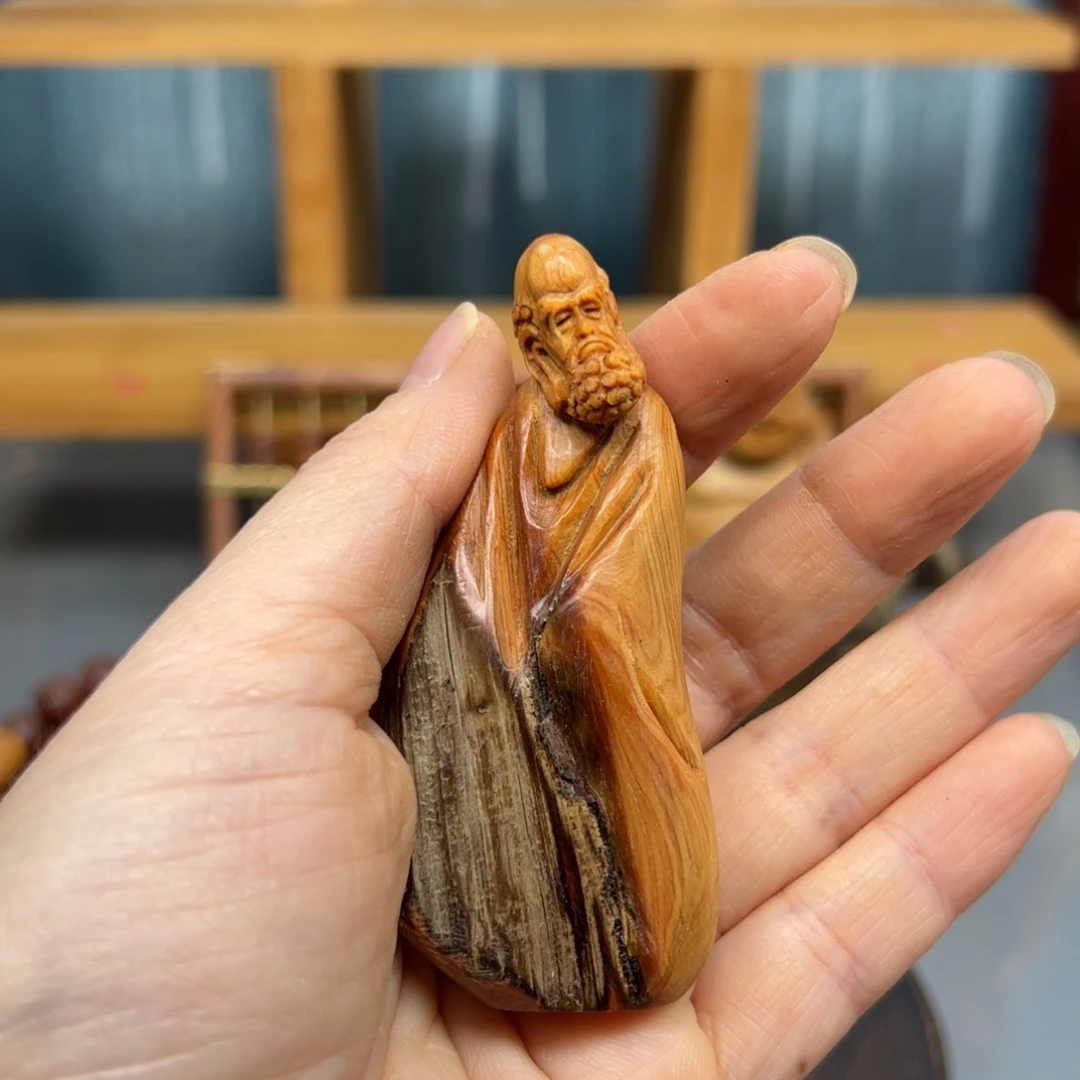 柏木崖柏木摆件手把件，46