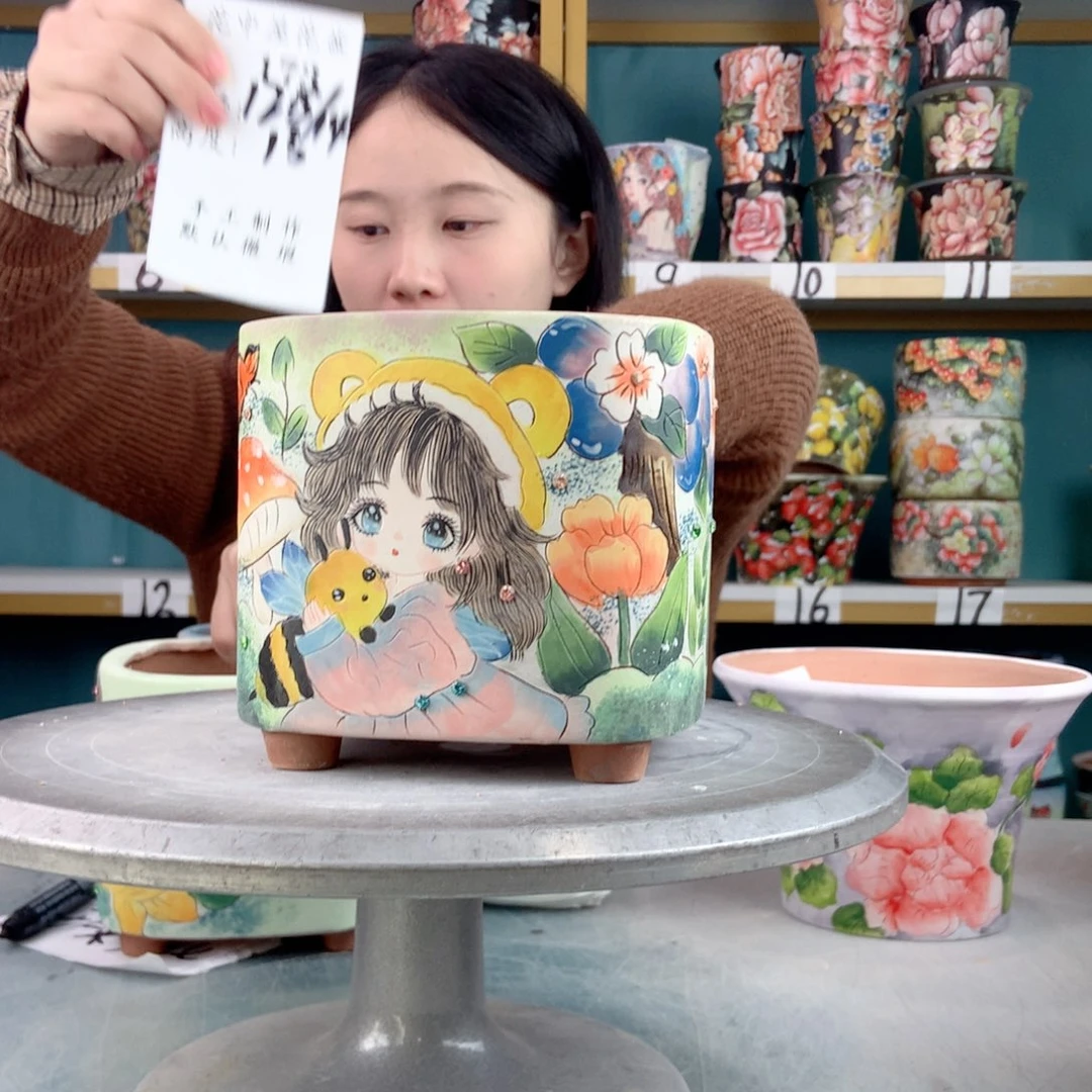 罐?景德镇手工瑕疵173