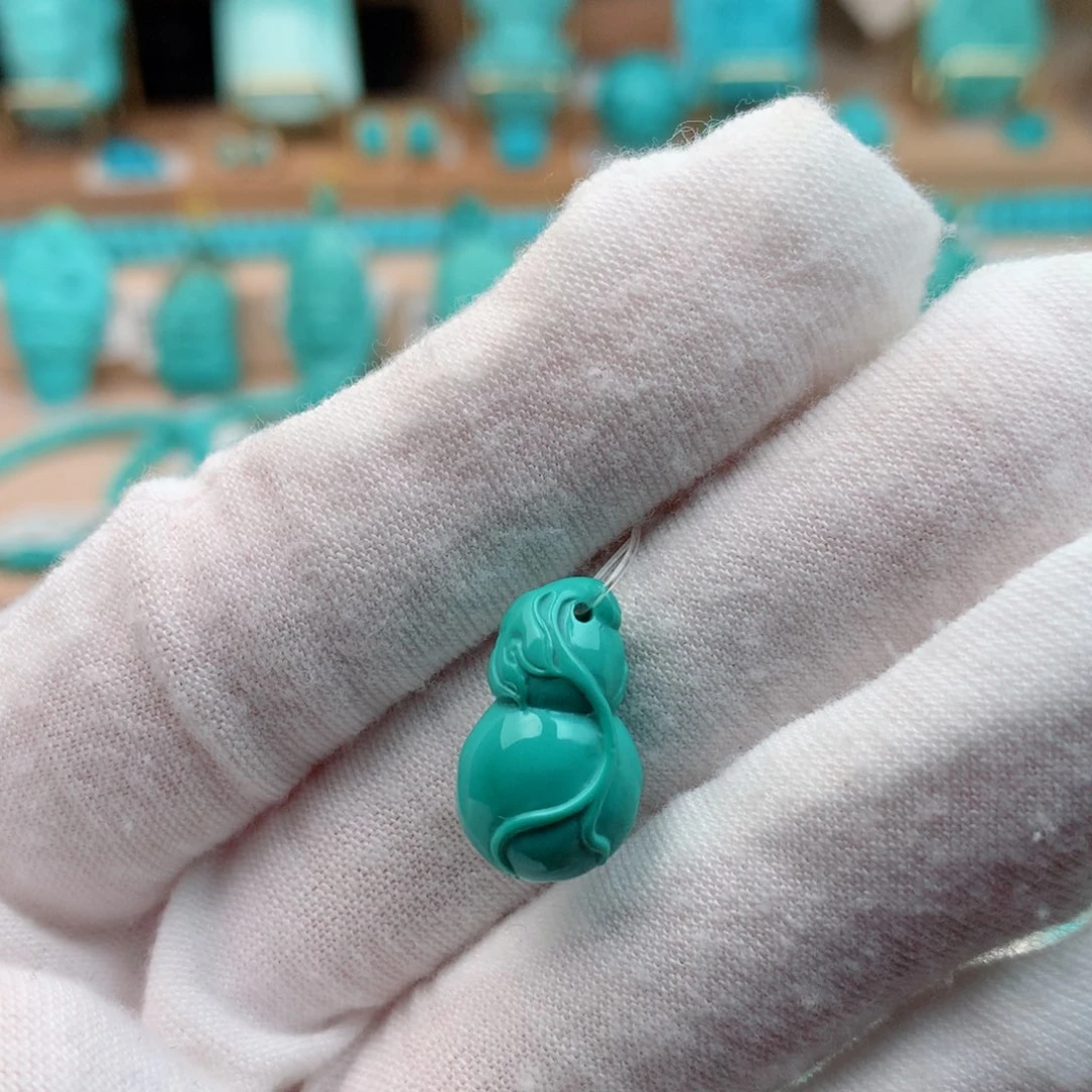 绿松石未镶嵌珠宝奇石10mm