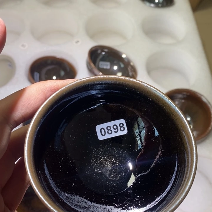 浪***落茶盏龙窑柴烧建阳建盏