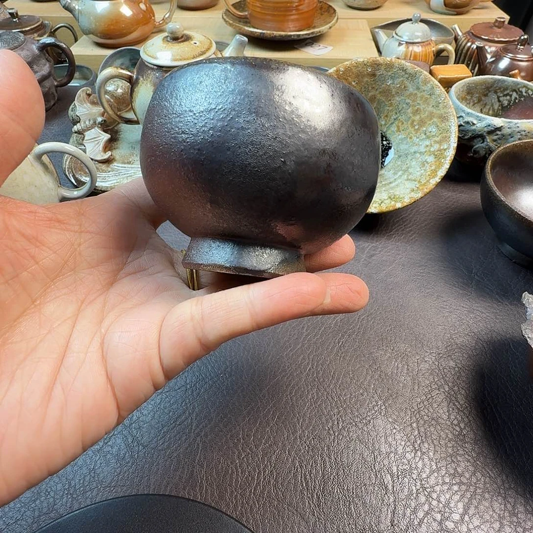 手工手作柴烧主人杯