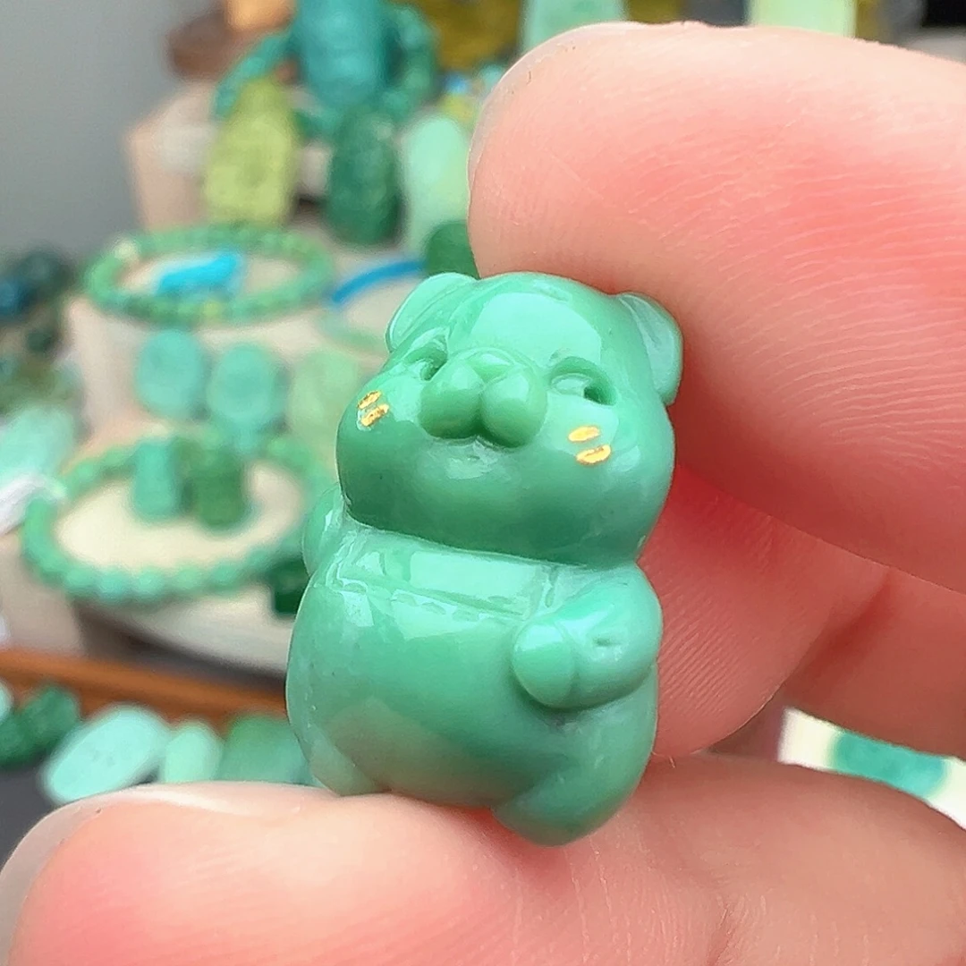 绿松石未镶嵌主播万珍