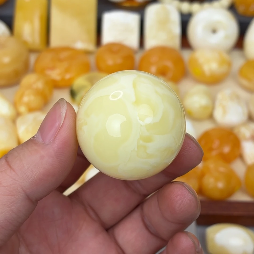 蜜蜡未镶嵌吊坠(不含链)