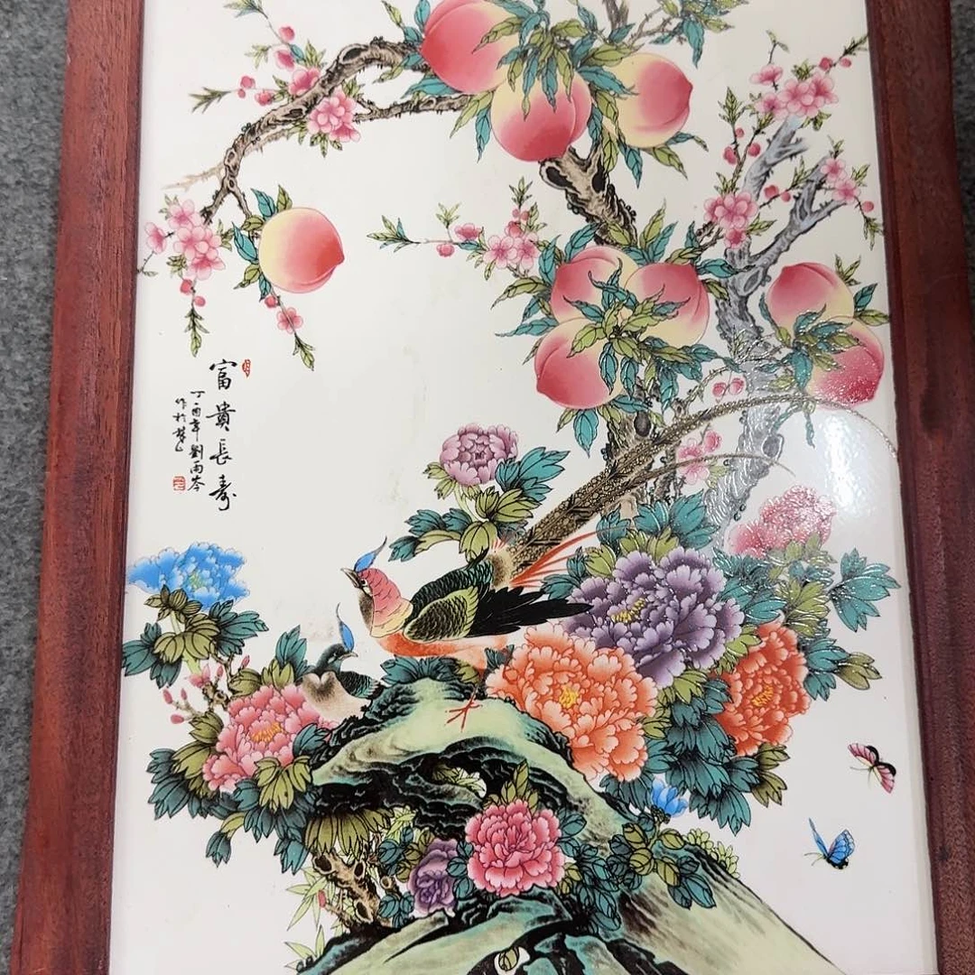瓷摆件瓷板画瓷板画