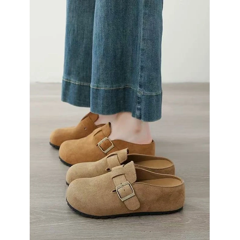 夏休闲款法式拖鞋女新款配裙子包头拖鞋1607