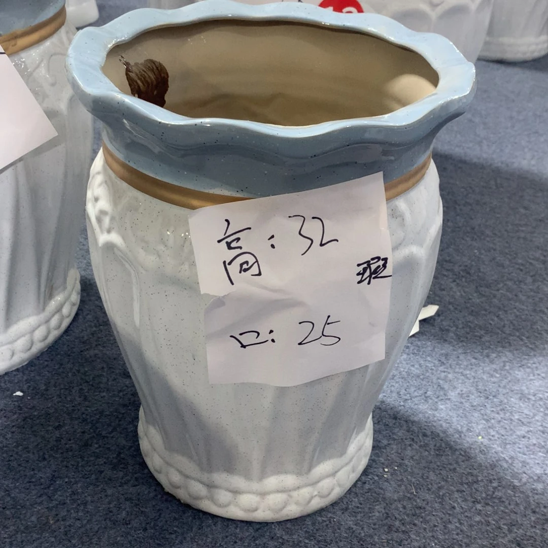 高温陶瓷花盆微瑕