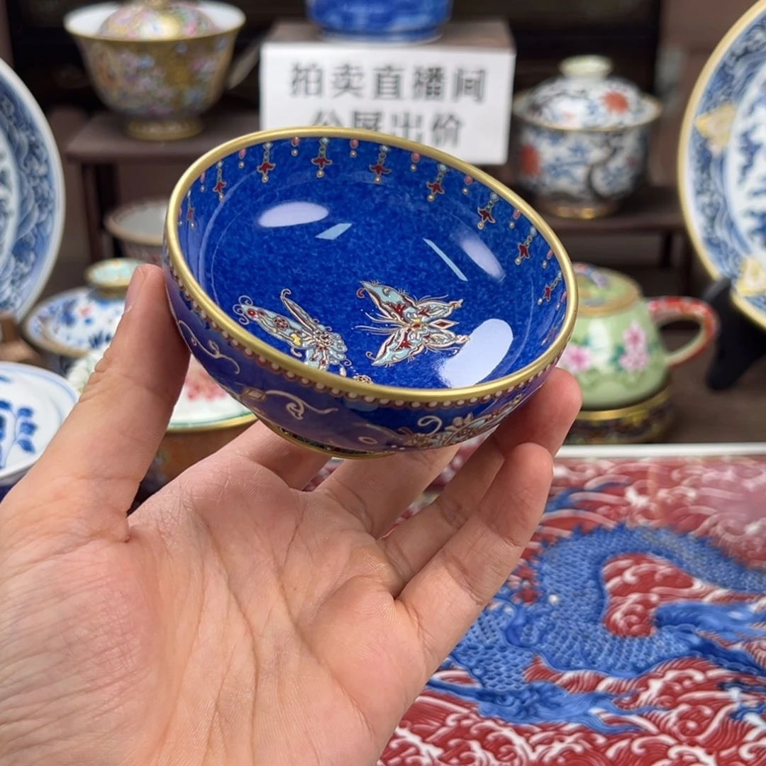 麻***吉瓷片景德镇手工手绘陶瓷