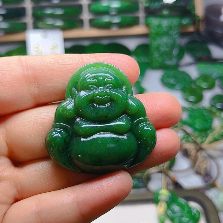 颈饰未镶嵌和田玉（糖玉）一****茶