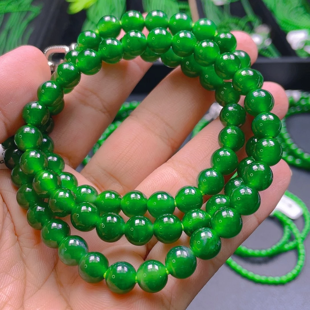 翡翠未镶嵌颈饰天然A货翡翠