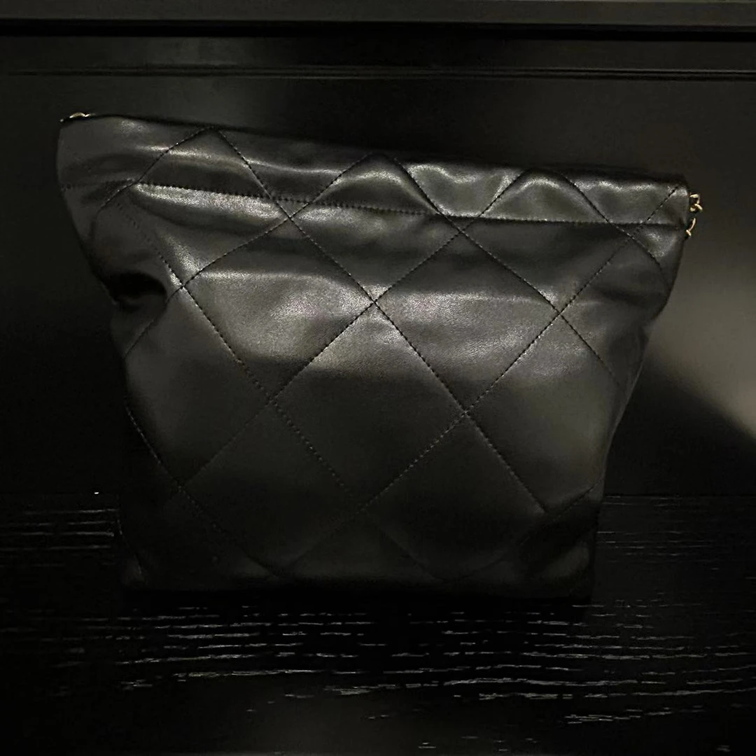 COCO DICV2025新款高端定制时尚女包 阳辣袋 黑色30cm