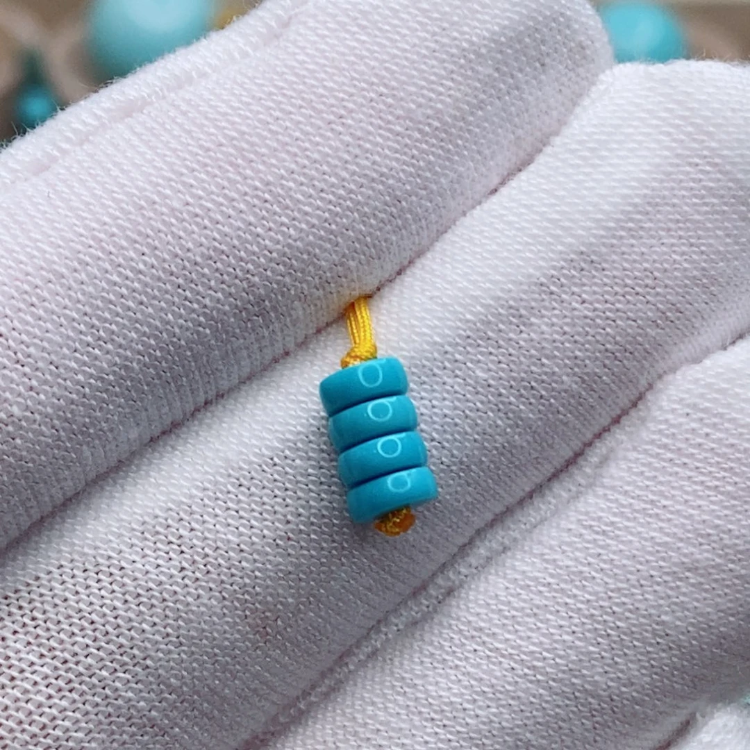 绿松石未镶嵌珠宝奇石4.6mm