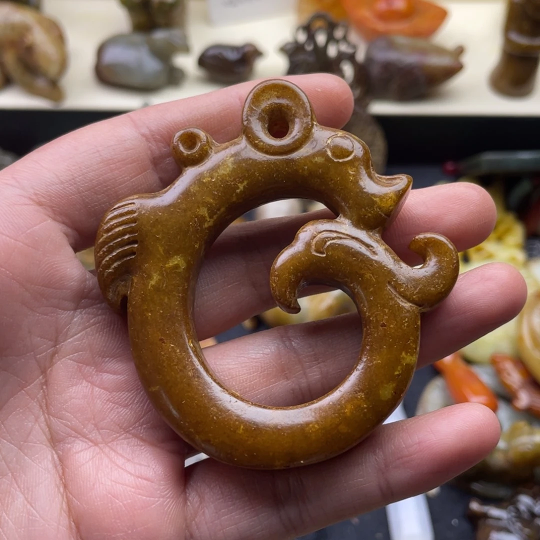 未镶嵌蛇纹石玉颈饰200