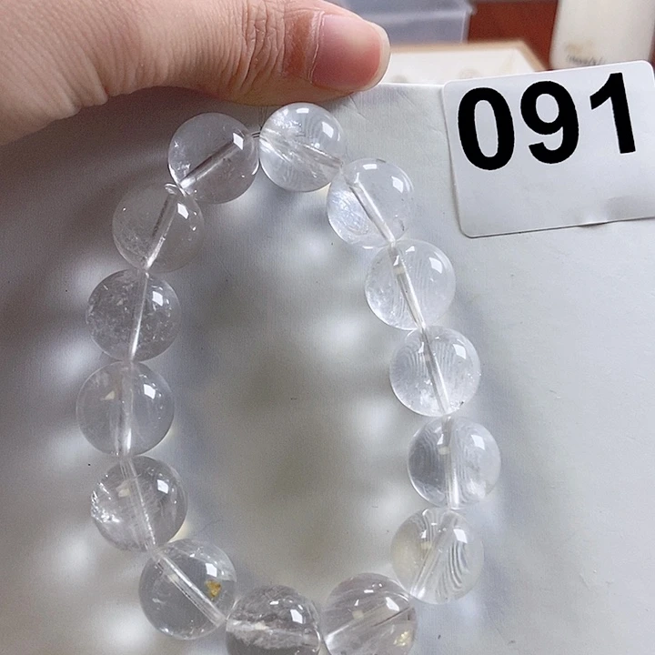未镶嵌手链水晶卡15+白喜马拉雅