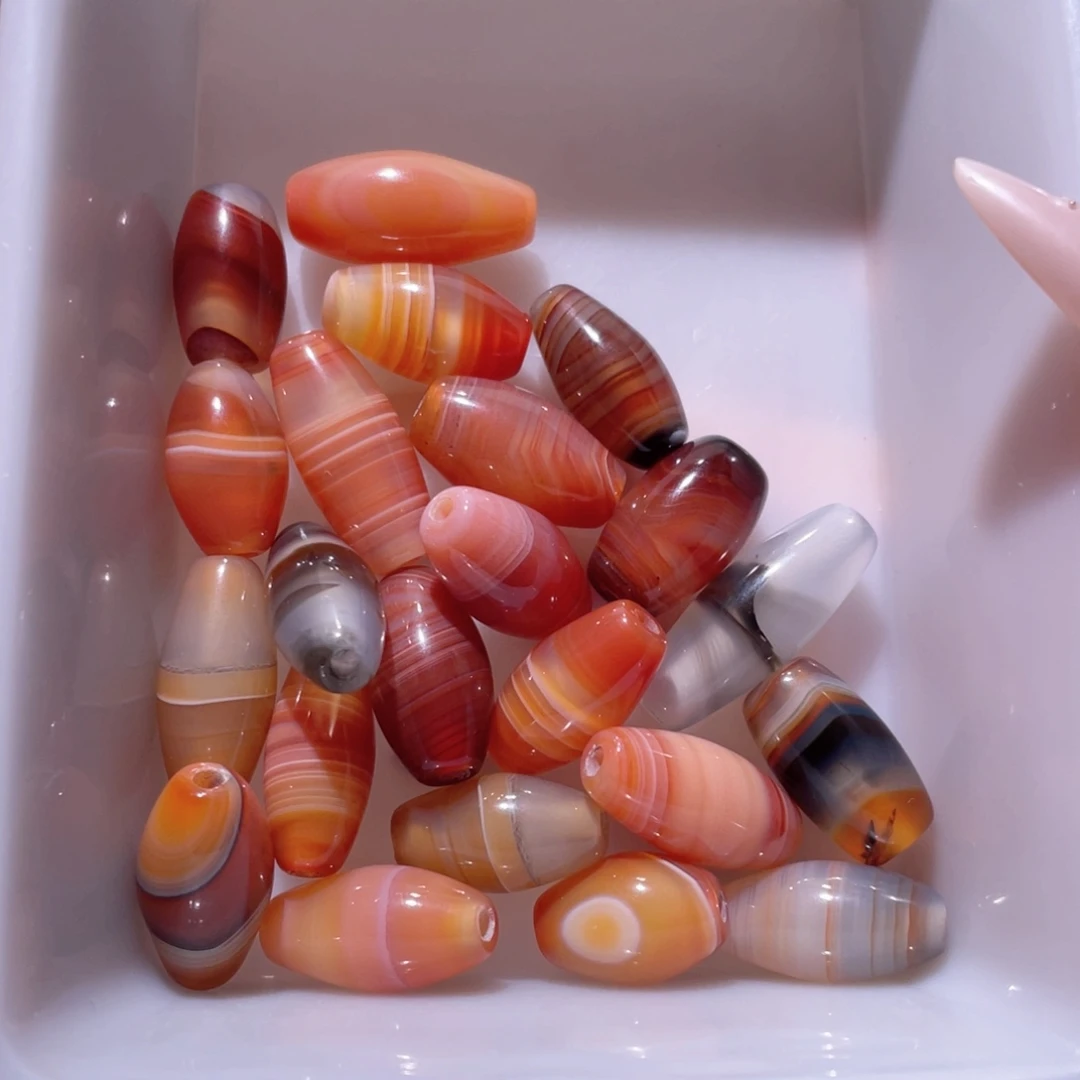 未镶嵌玛瑙/玉髓珠宝半成品