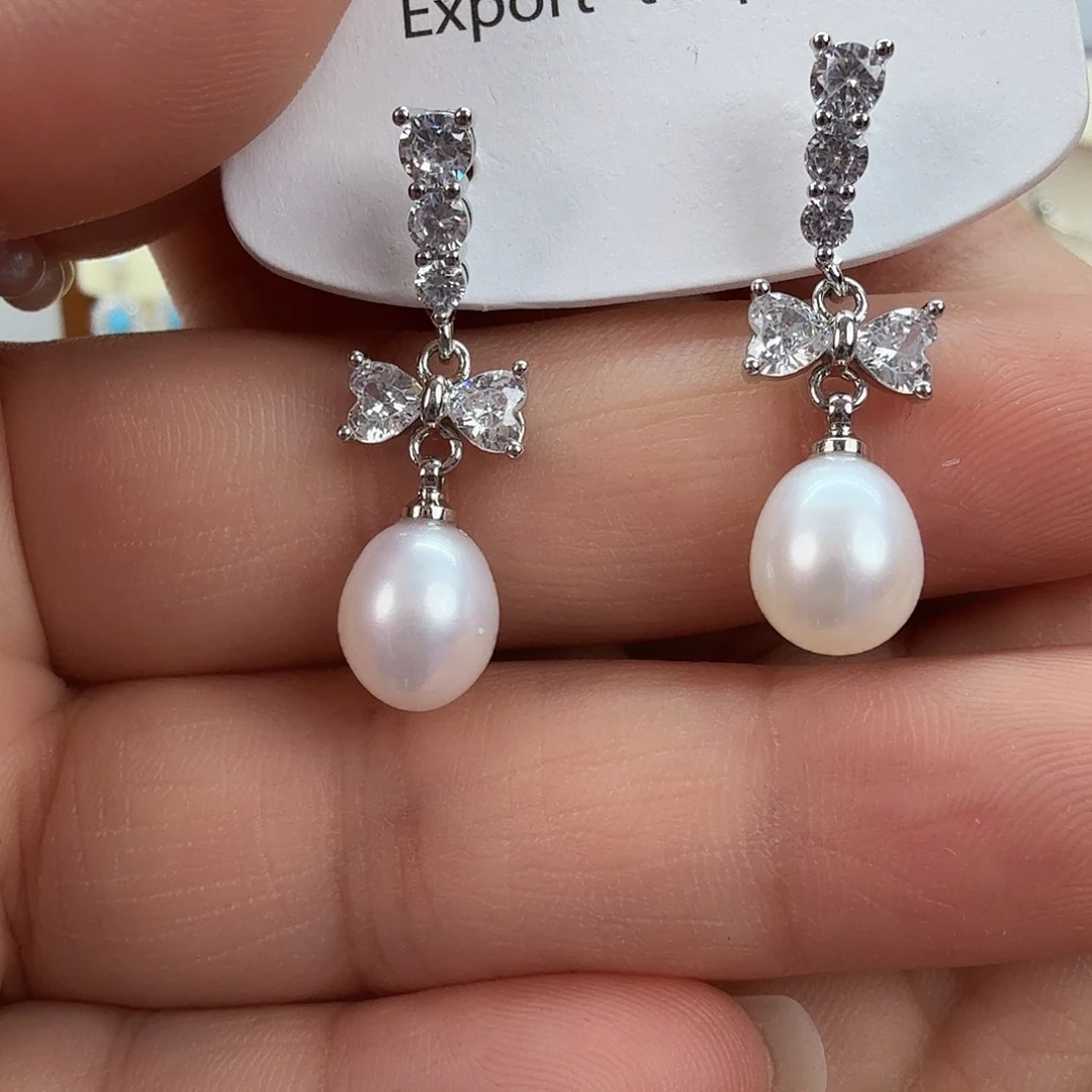 未镶嵌淡水珍珠耳饰33