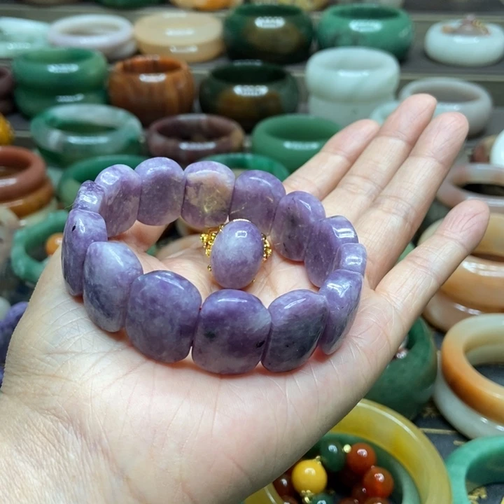 石英质玉手镯未镶嵌变***㏒