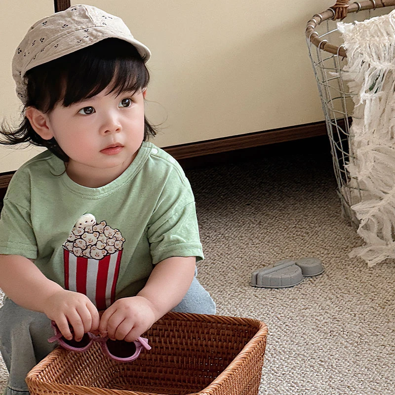 婴幼儿爆米花T恤YZ82007