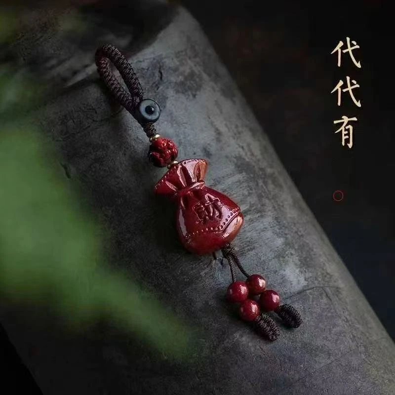 【先生推荐】2025蛇年新款十二生肖红福袋汽车钥匙扣挂件男女通用