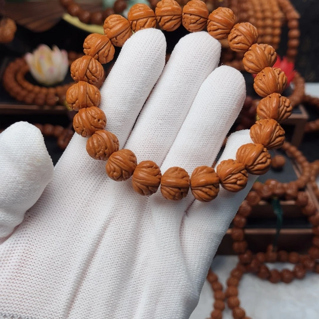 吊坠桃核14火麒麟手串