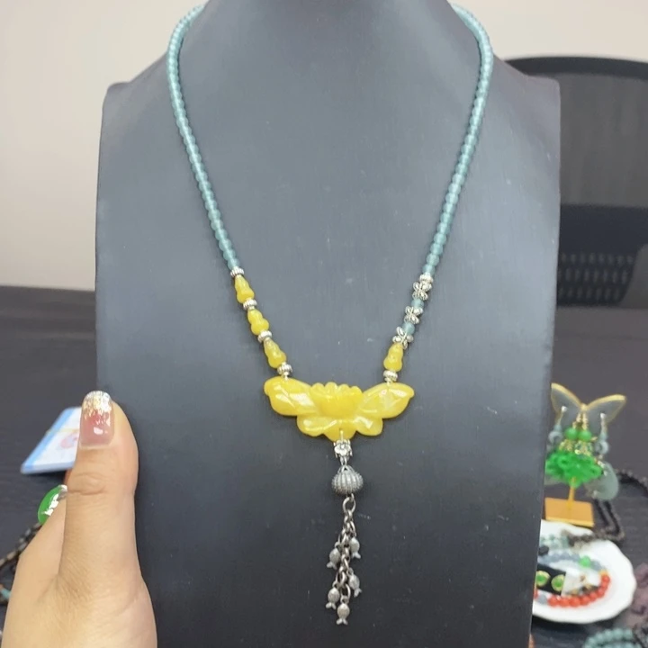 翡翠未镶嵌颈饰项链9