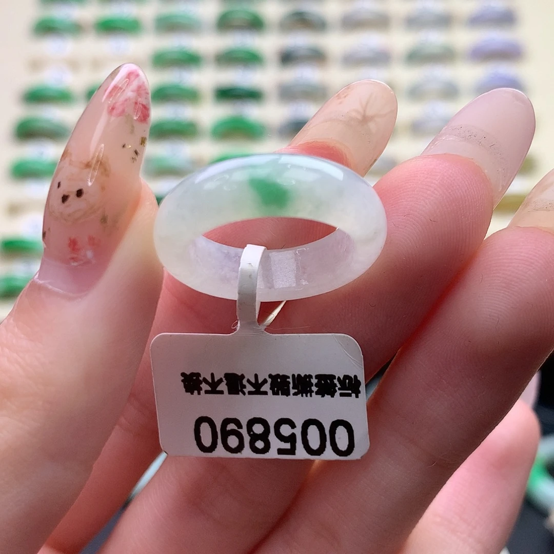 翡翠未镶嵌戒指港13