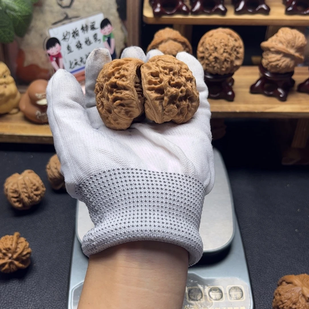 吊坠文玩核桃不**八45全品蛇头