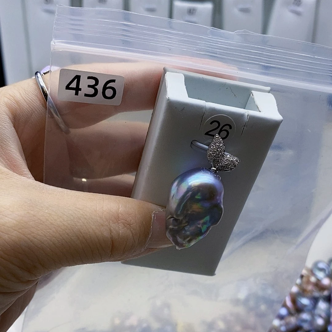 颈饰合金淡水珍珠