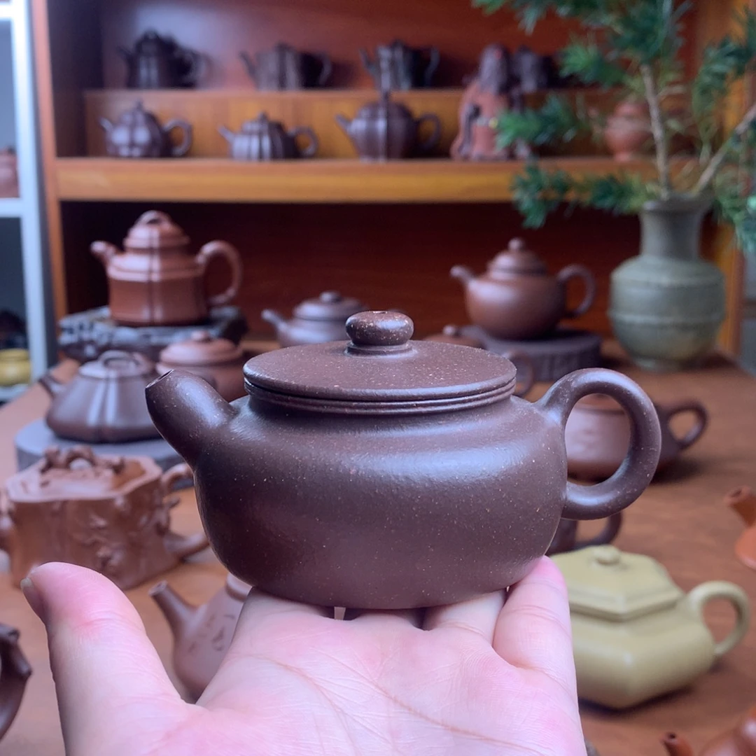 茶壶紫砂半手工粗砂容量150