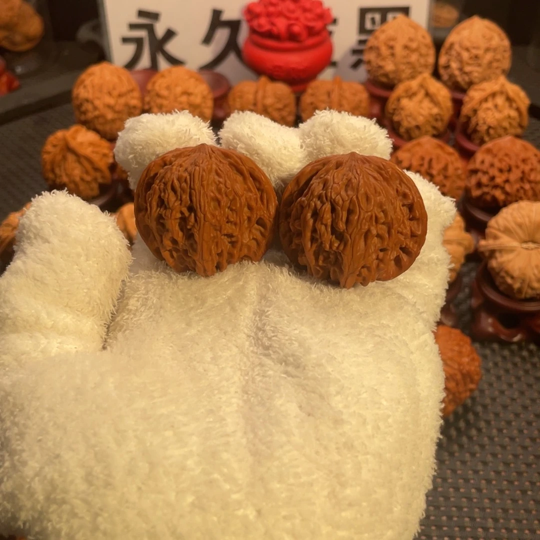 文玩核桃吊坠全品山地正磨39尺