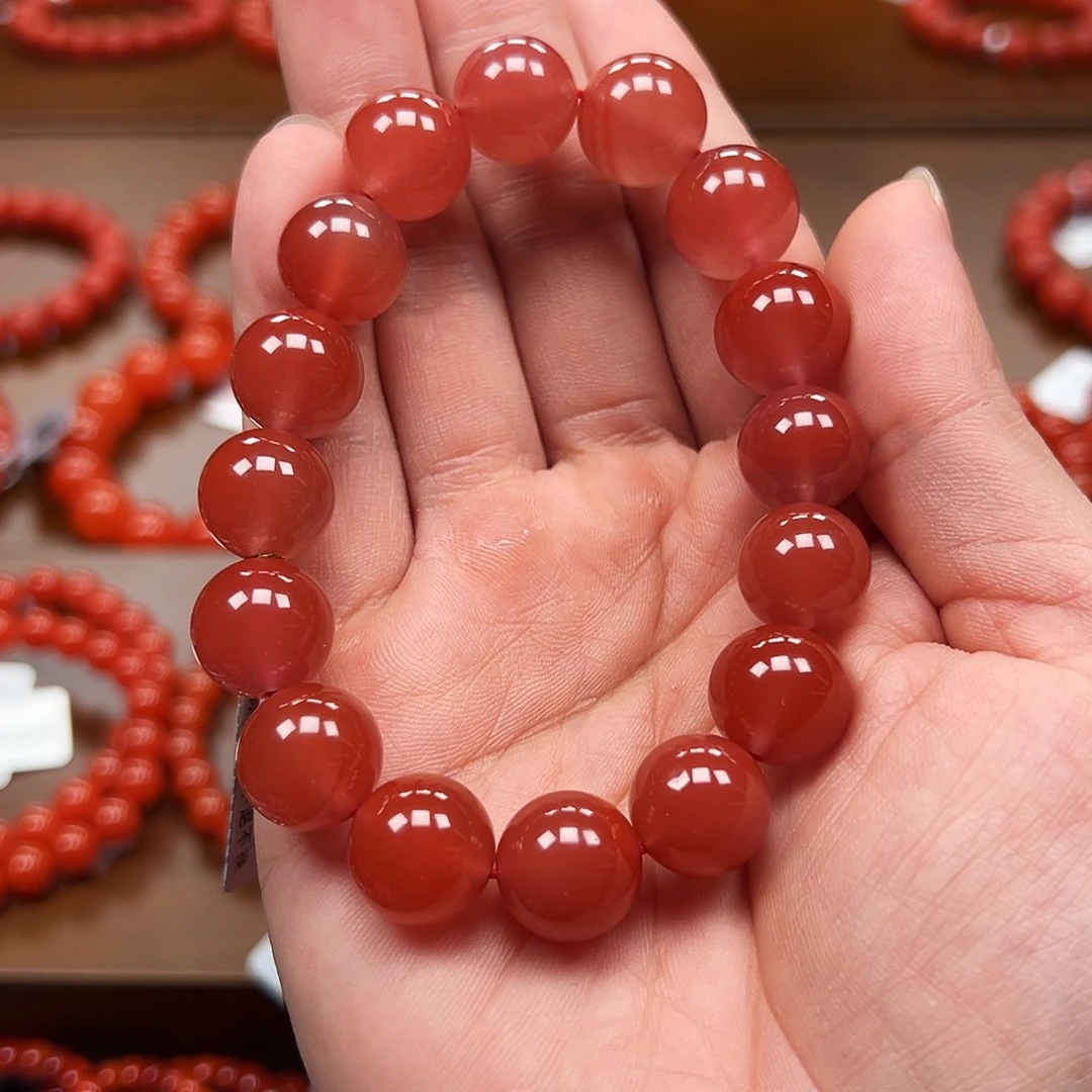 子***十南红玛瑙未镶嵌手串