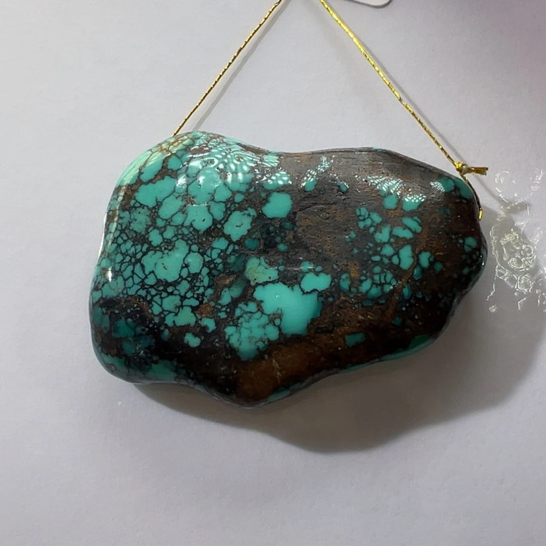 绿松石未镶嵌挂件