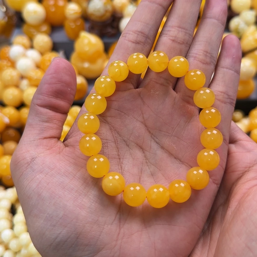 琥珀未镶嵌珠宝奇石11mm同料