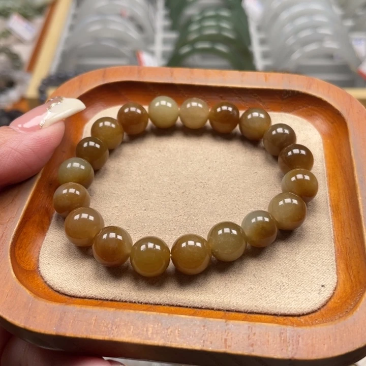 和田玉手串10mm未镶嵌