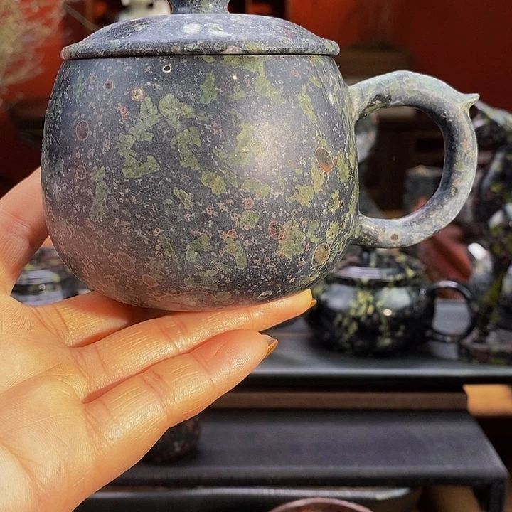 梅花玉精美梅花办公杯