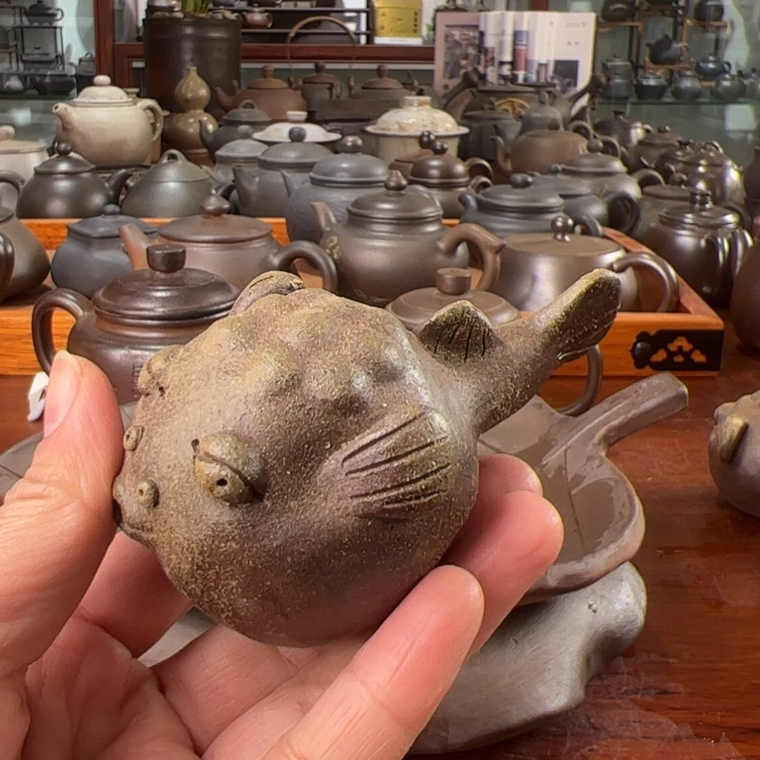 贵台龙窑柴烧茶壶A26