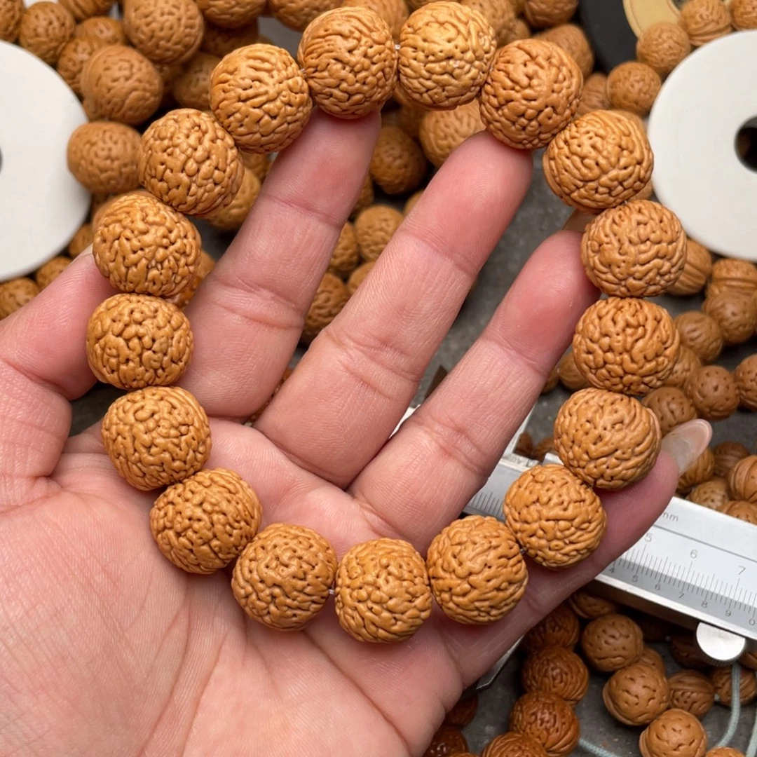 桃核手串龙鳞野凤闪9